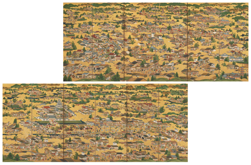 《洛中洛外図屛風》