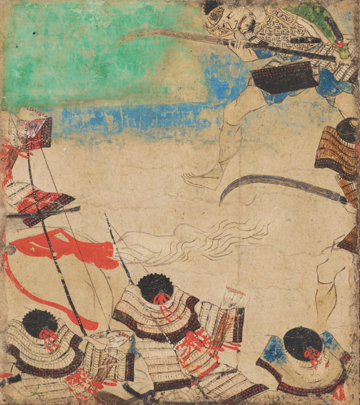 《平治物語絵巻　六波羅合戦巻断簡》