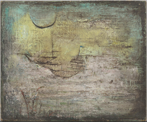 《無題 （Sep.50）》 1950年　油彩・カンヴァスボード