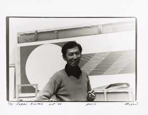 《菅井汲、パリ、1974年10月》 1974年／2017年　ゼラチンシルバープリント
